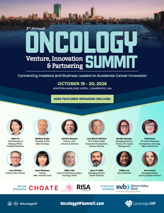 2026 Oncology Venture, Innovation & Partnering Summit Brochure